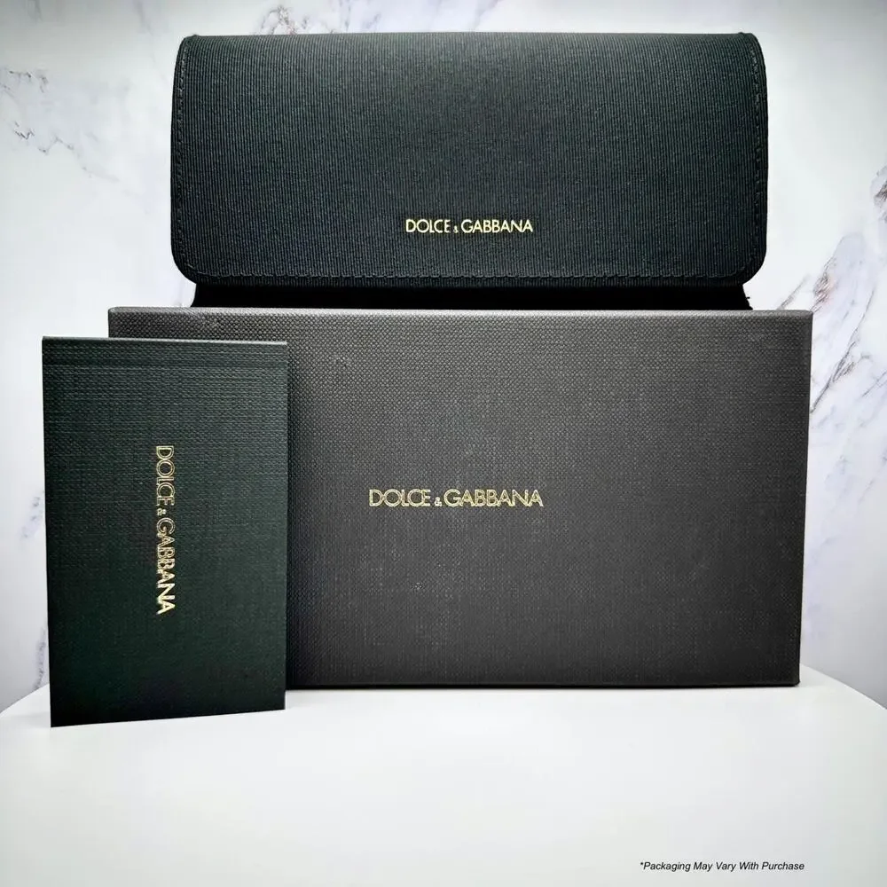 New Dolce&Gabbana Sunglasses Polarized Aviator Navigator Black & Transparent Men